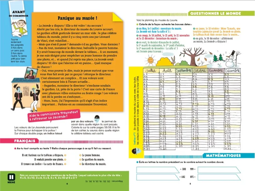Les Incollables Cahier de vacances CE1 au CE2 7-8 ans corrigés