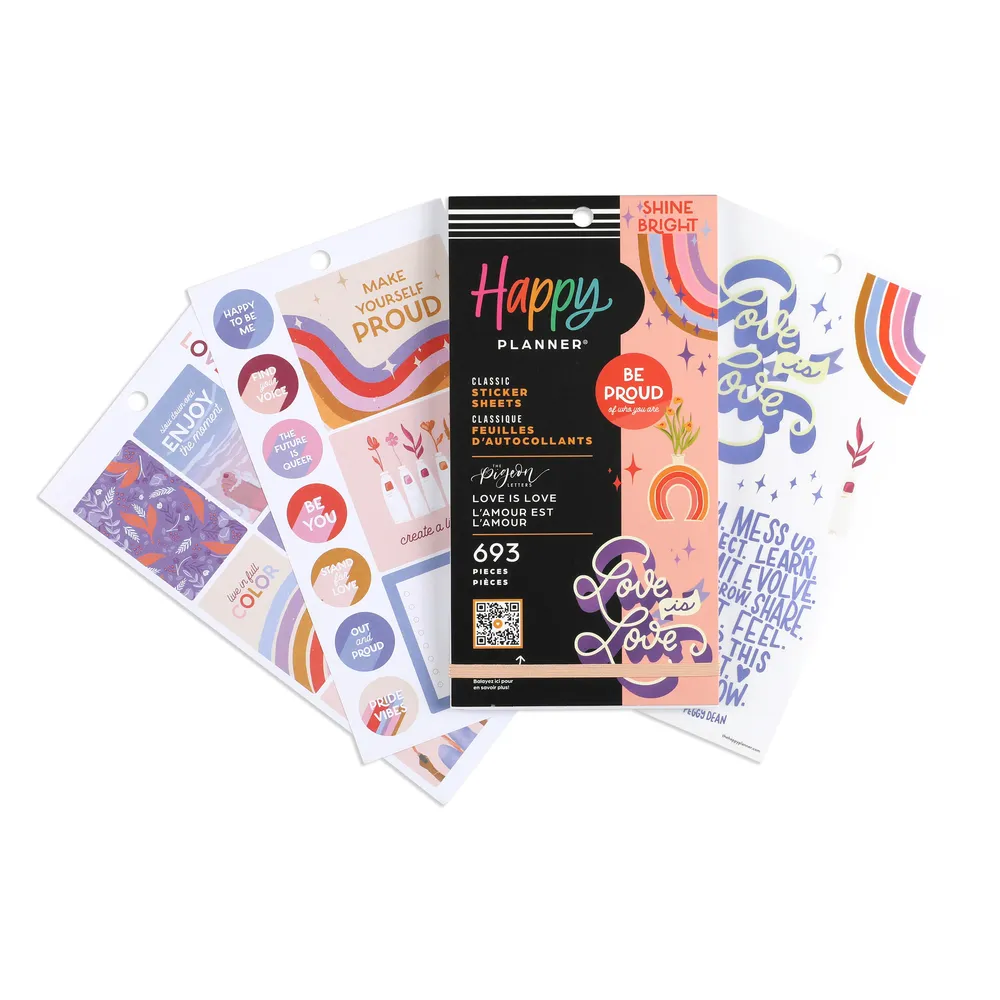 Happy Planner Love is Love stickers value pack 693