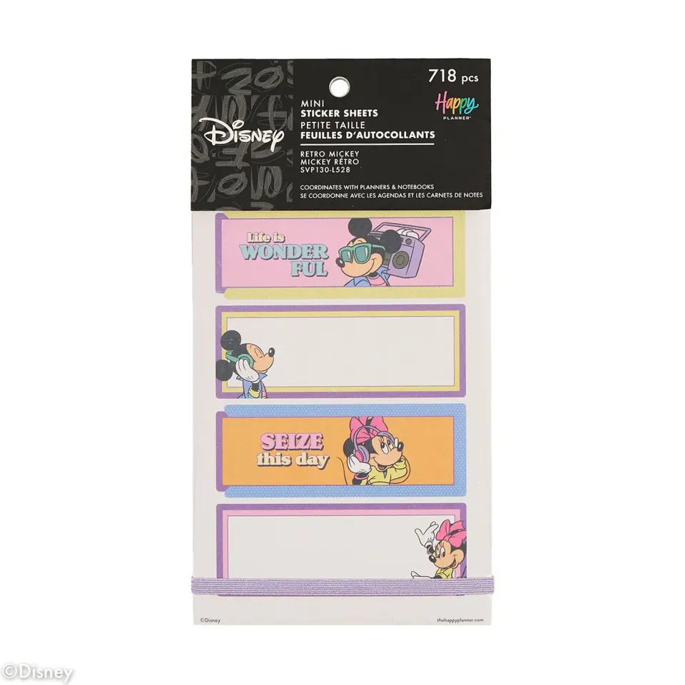 Me & my big ideas Disney Retro Mini stickers 30 planches