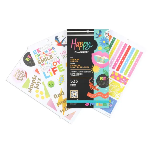Happy Planner Joyful Expression stickers Big 530 couleur