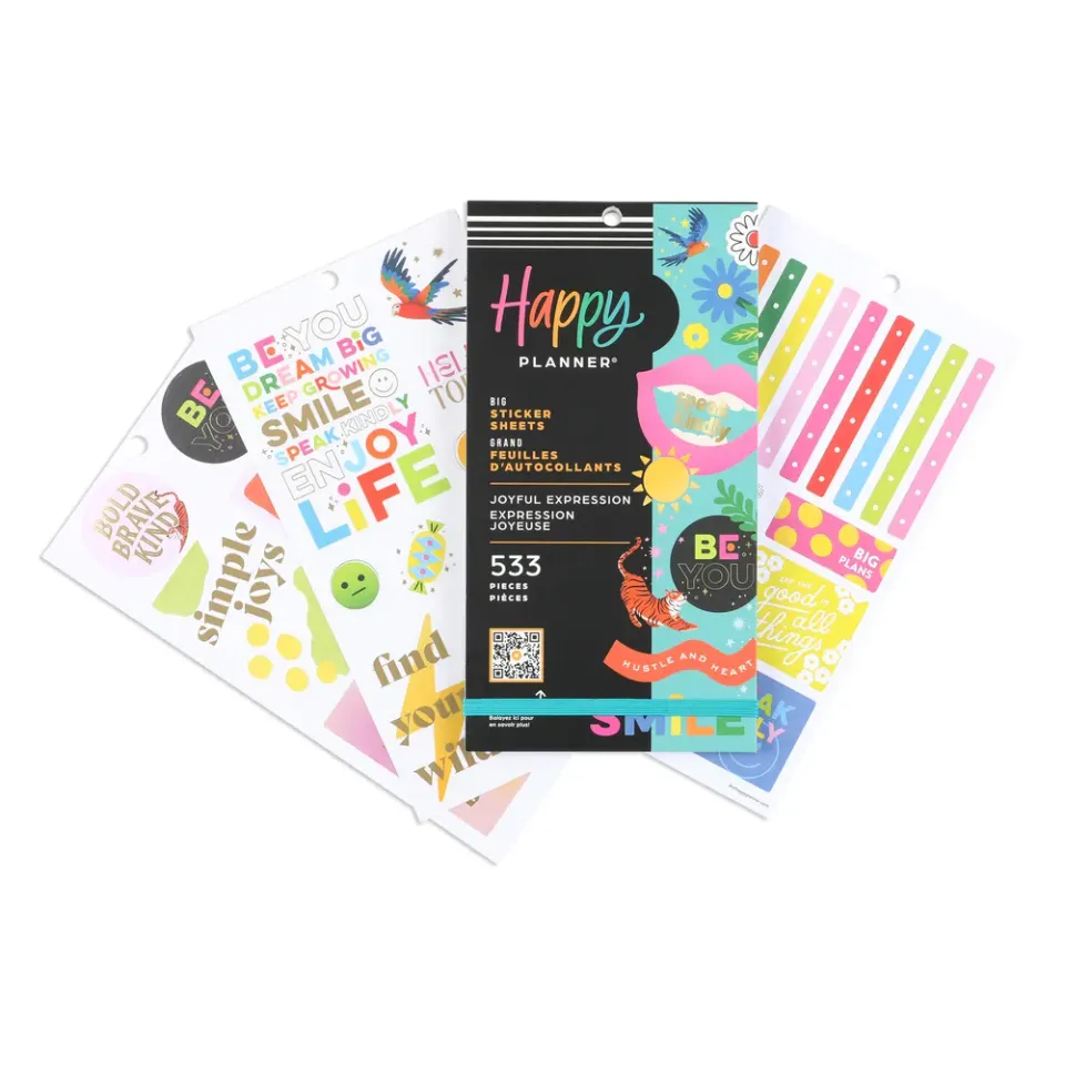 Happy Planner Joyful Expression stickers Big 530 couleur