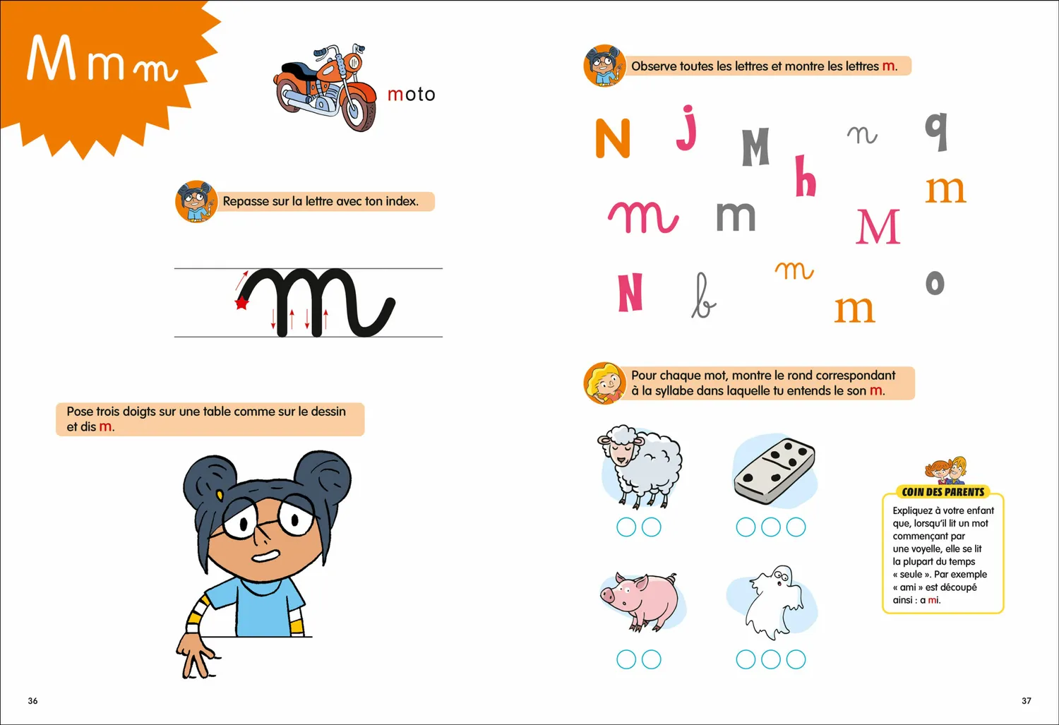 Frigobloc Incollables Ma méthode de lecture Luka et Zoé syllabique