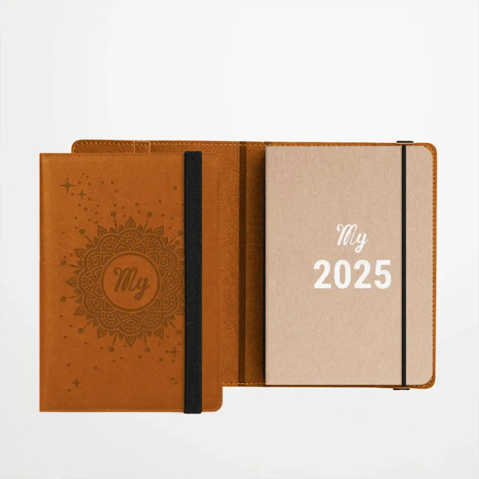 My365 Duo organisation agenda 2025 poche A6 sable jaquette