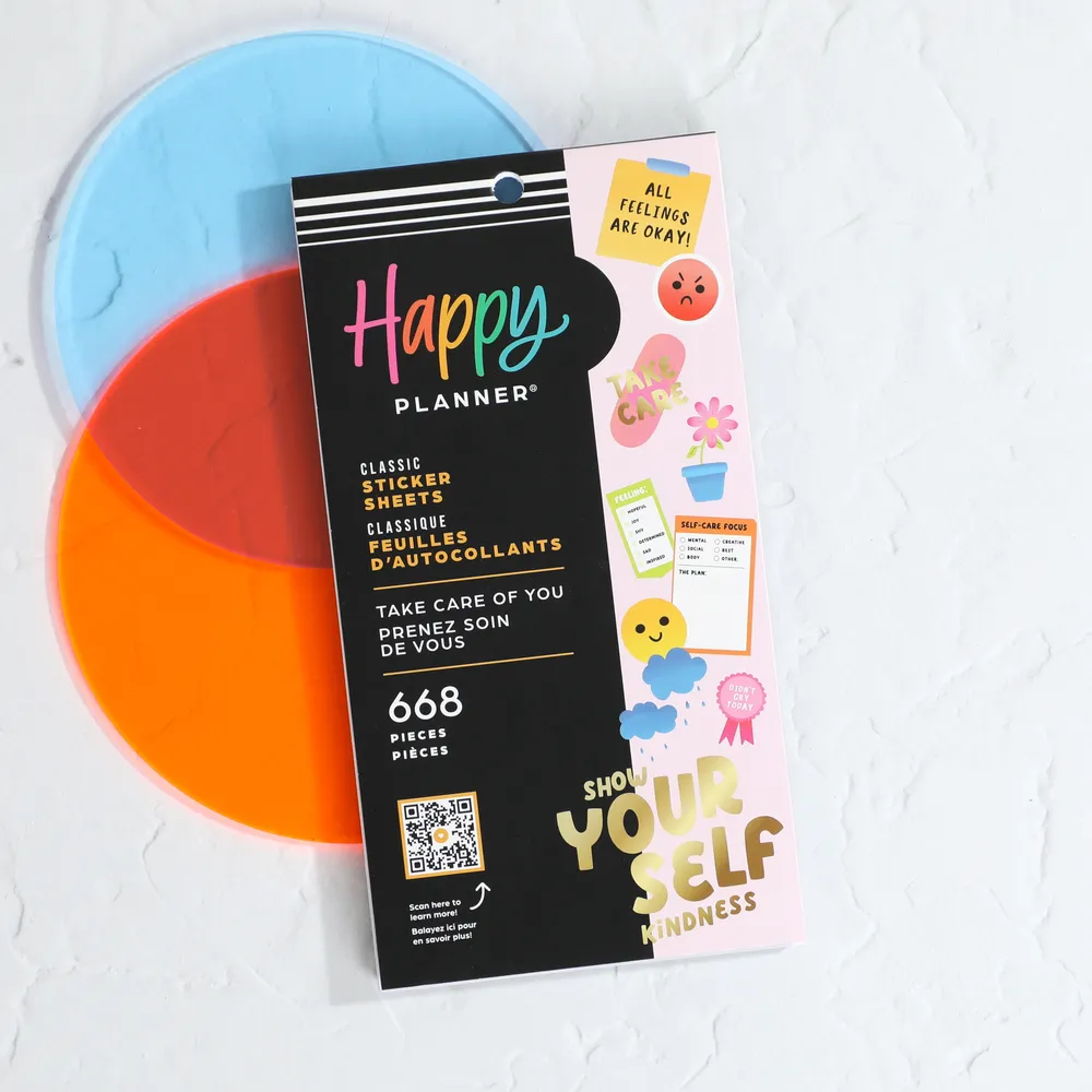 Happy Planner Take Care of You stickers Value Pack 688