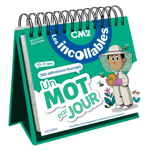 Frigobloc Les Incollables Un mot par jour CM2 calendrier 10-11 ans