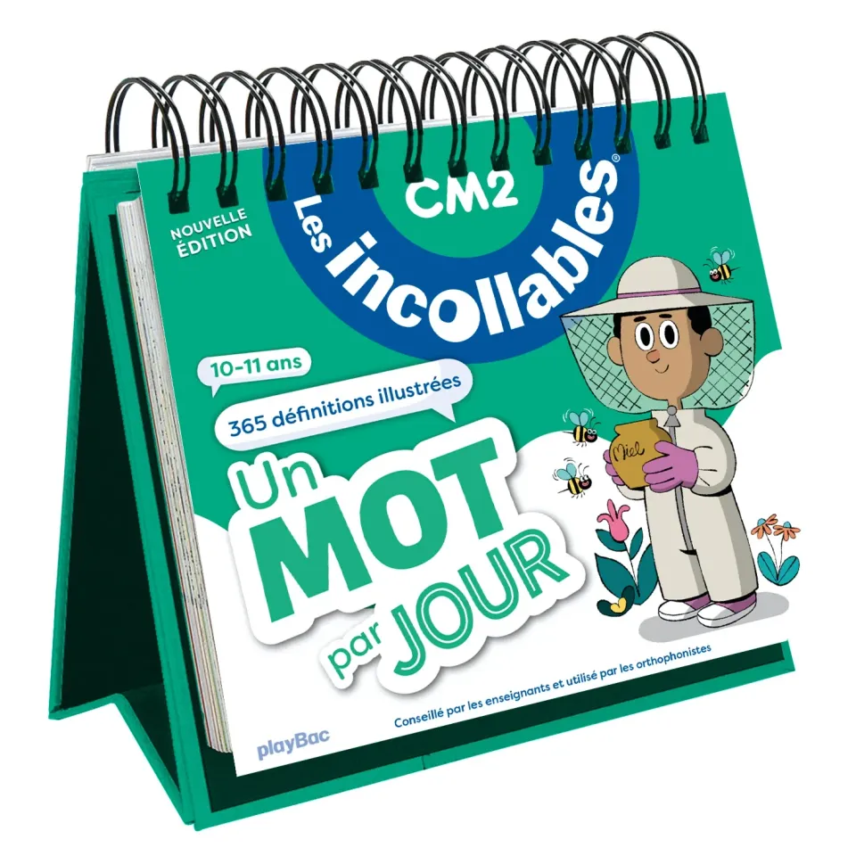 Frigobloc Les Incollables Un mot par jour CM2 calendrier 10-11 ans