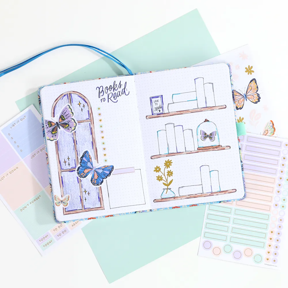 Me & my big ideas Winged Beauty journal pointillé 80 feuilles