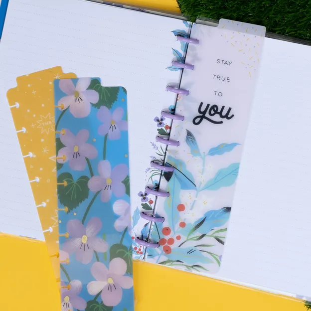 Happy Planner Bug Robbins Blooming Pride marque-pages x3