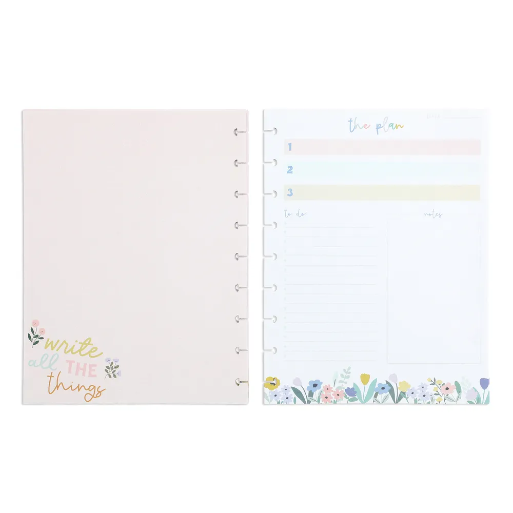 Happy Planner Classic Squad Goals recharge papier 40 feuilles ligné
