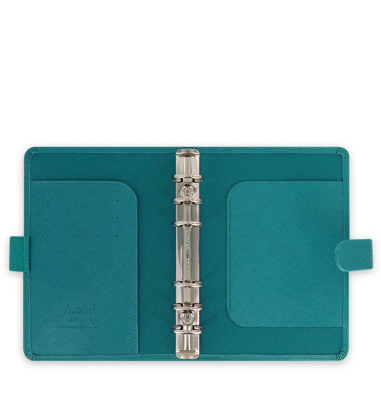 Filofax Saffiano Personal organiseur aquamarine cuir