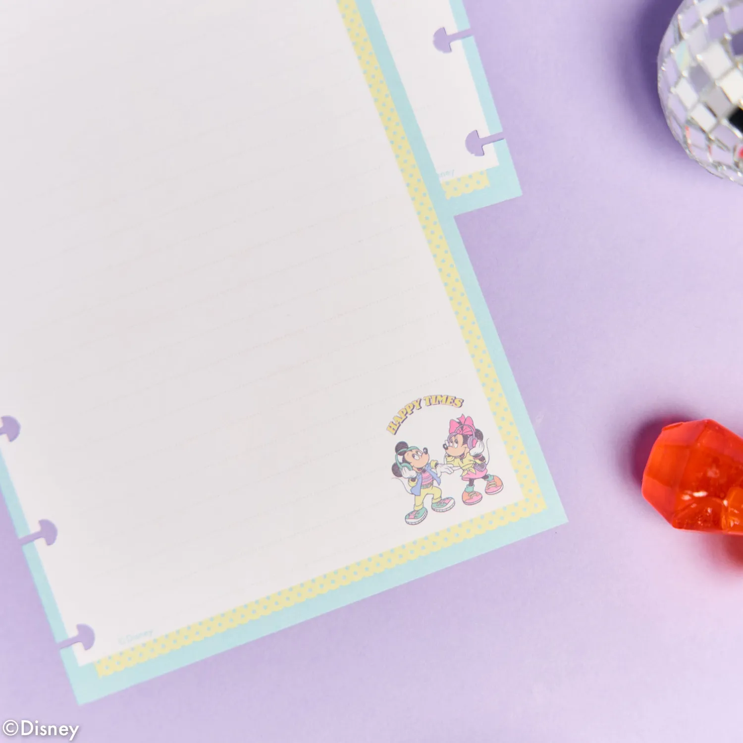 Happy Planner Mickey Retro recharge Mini lignée 40