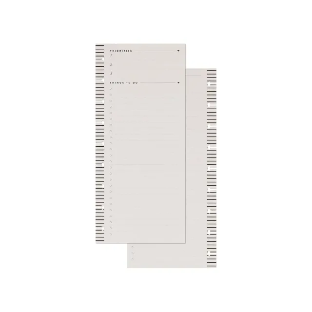 Happy Planner Love L+S recharge checklist Skinny 60 feuilles