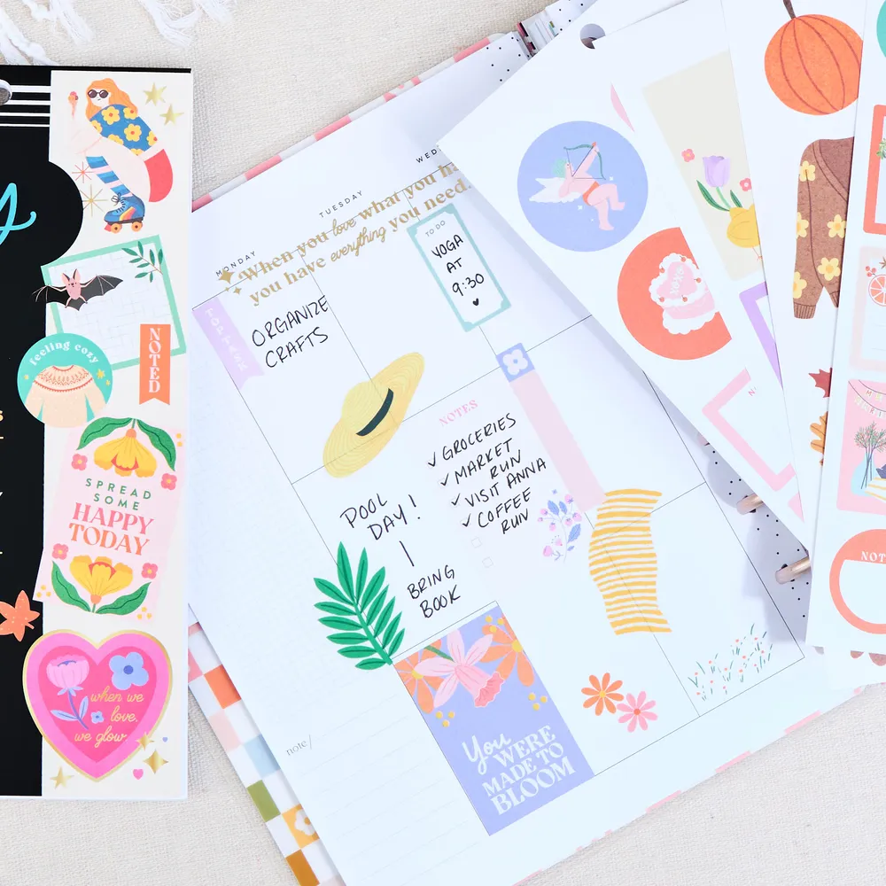Happy Planner Tania Garcia Seasonal stickers Classic 470 pièces