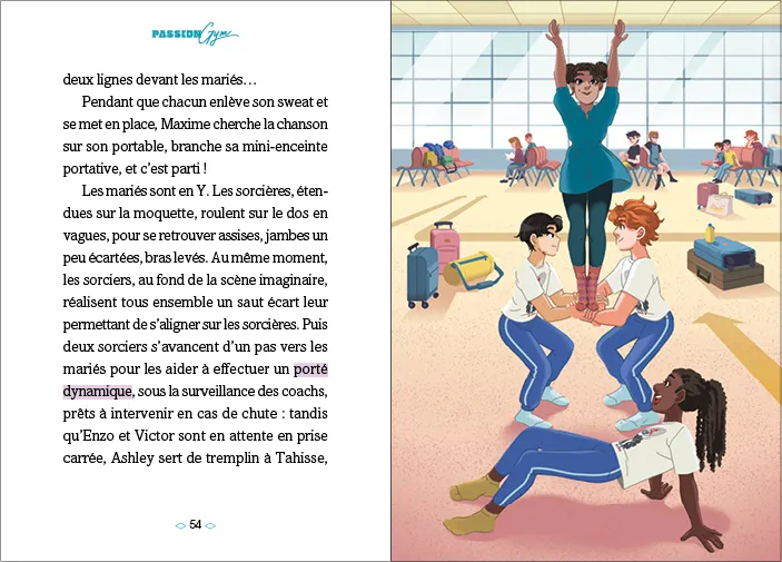Passion Gym Tome 5 Le Porté de la victoire roman 8-12 ans