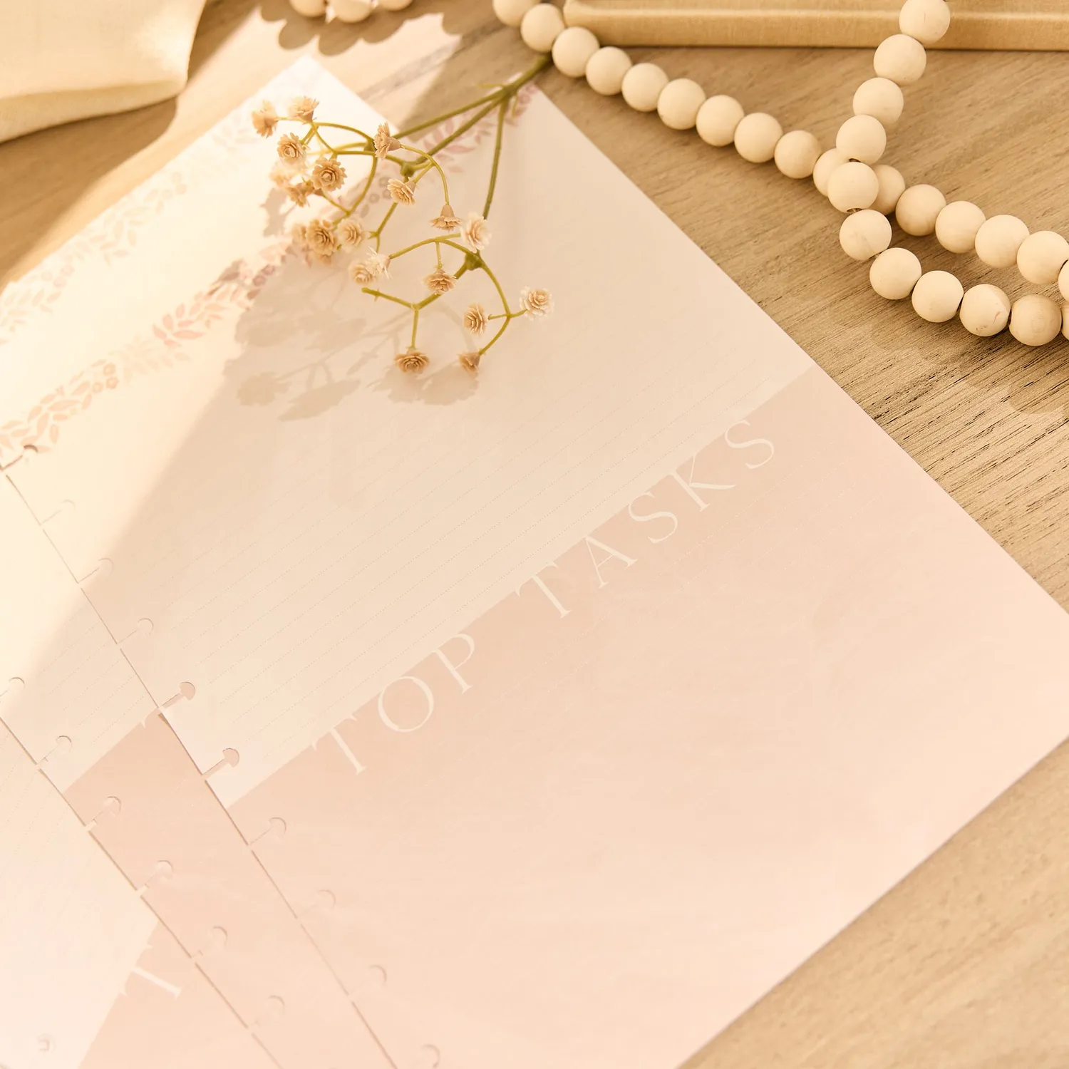 Happy Planner Dune Hues recharge papier ligné pointillé Big 40 feuilles