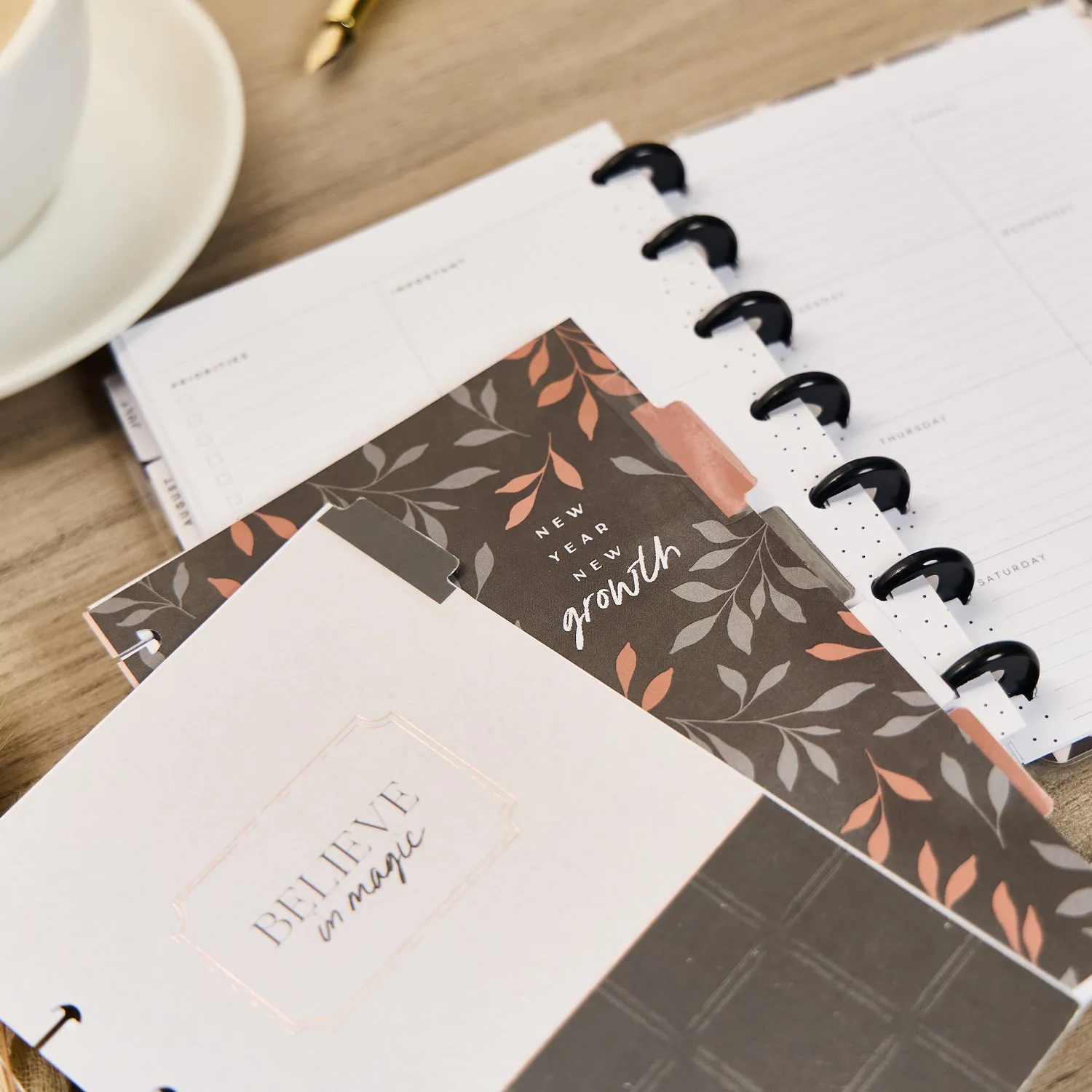 Happy Planner Modern Charm Mini recharge agenda 6 mois