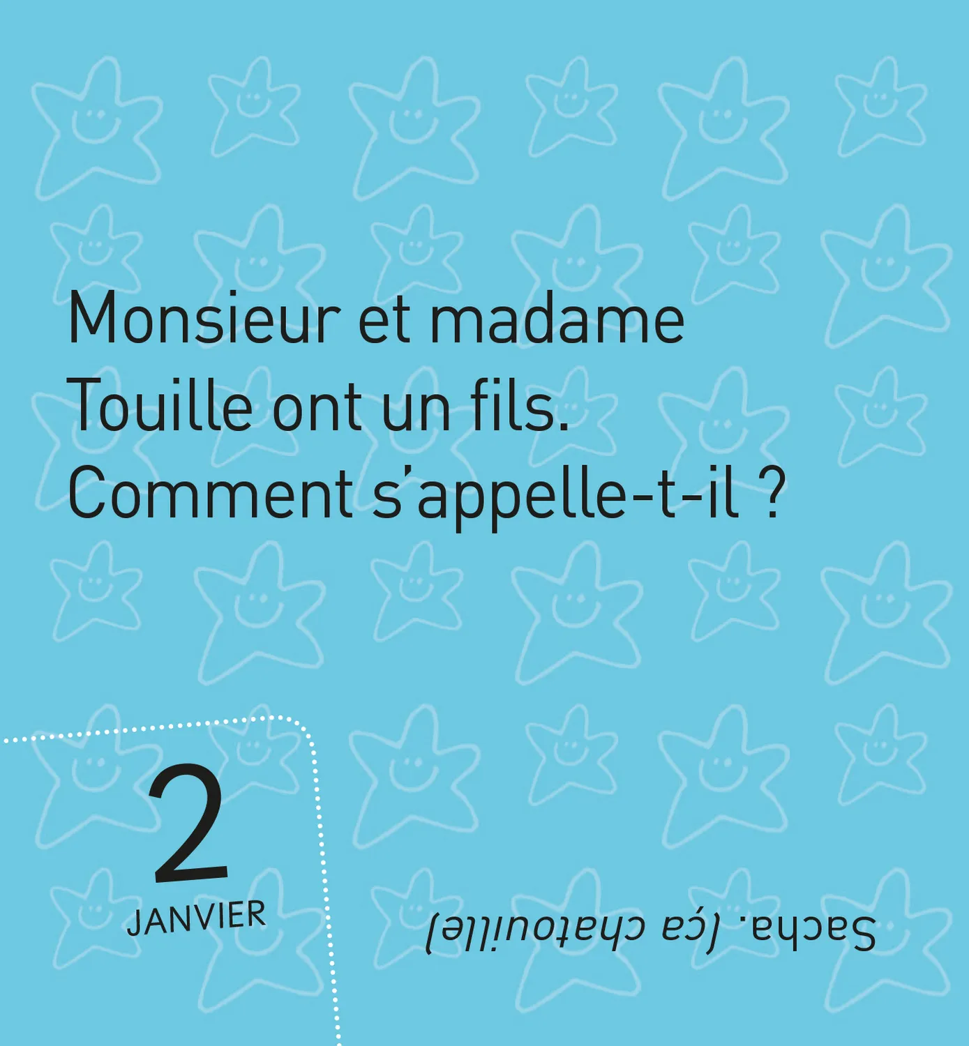 Frigobloc Monsieur et Madame mini calendrier 365 blagues