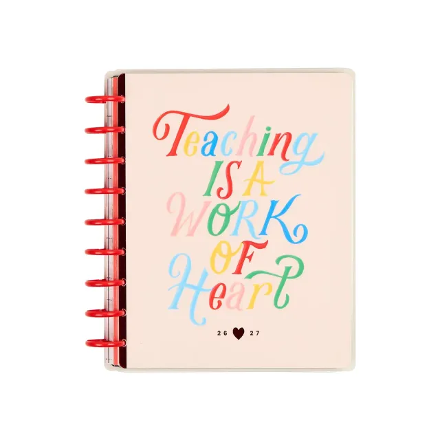 Happy Planner Bright Lessons 2026-2027 agenda enseignant 12 mois