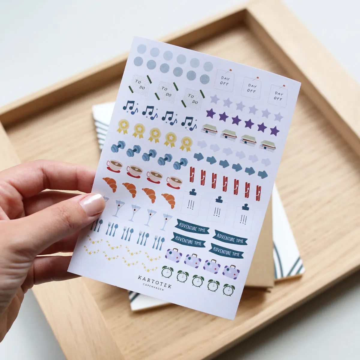 Kartotek Mini Calendar Icons stickers agenda icônes