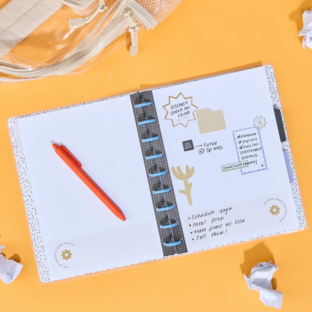 Happy Planner Quirky Plans recharge classic 40 feuilles pointillé
