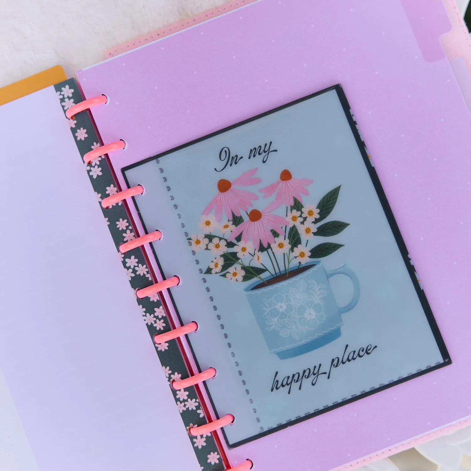 Happy Planner Classic Petal Press kit compagnon floral