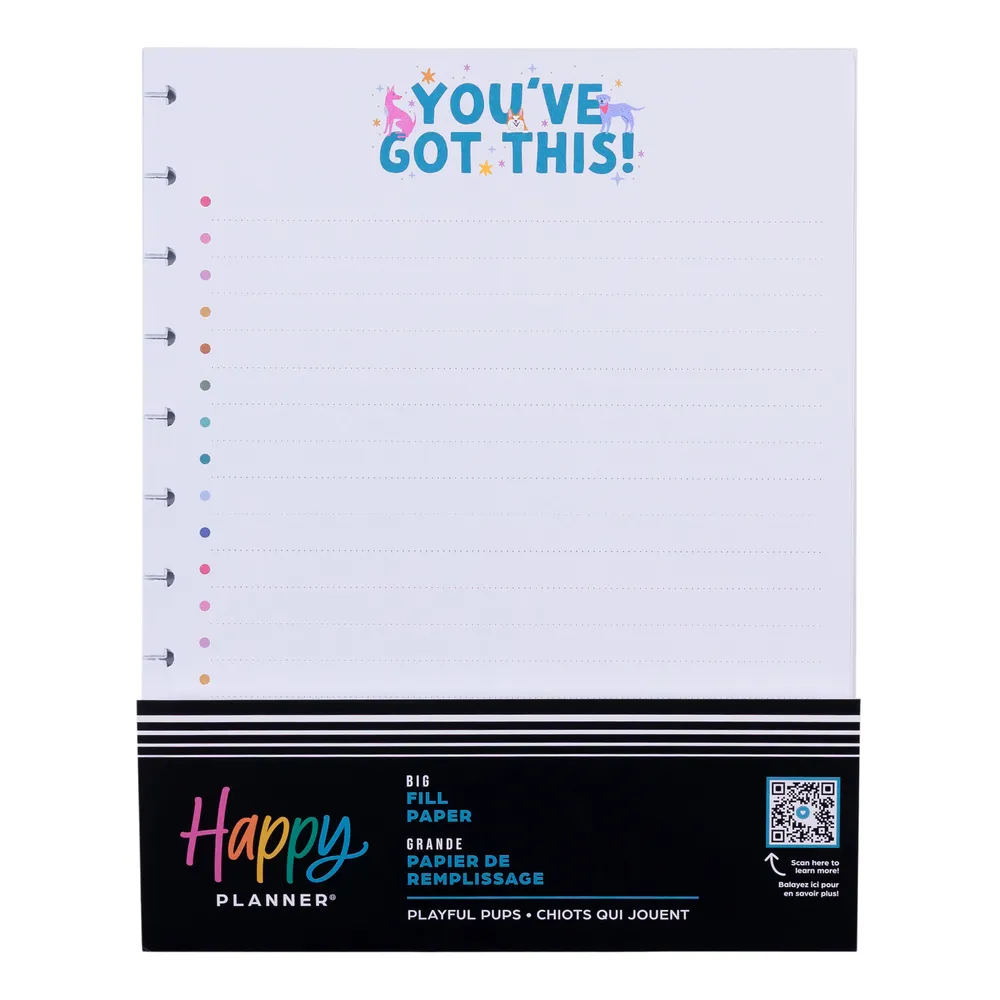 Me & my big ideas Playful Pups recharge papier 40 Big chiens