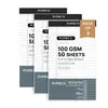 Poprun LP5080NR-P3 bloc-notes 13x20 cm ligné lot de 3