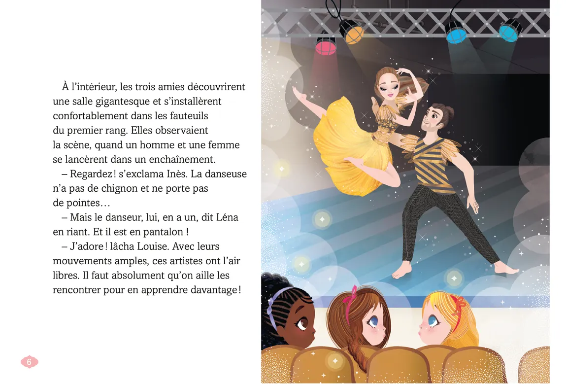 Une deux trois Danseuses Tome 7 Vive la danse roman 6 ans