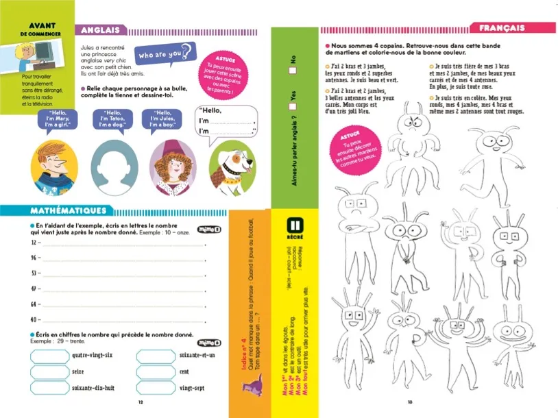 Les Incollables Cahier vacances 2020 CP au CE1 éducatif