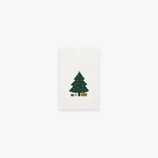 Kartotek Christmas Tree étiquette cadeau sapin 46x70 mm