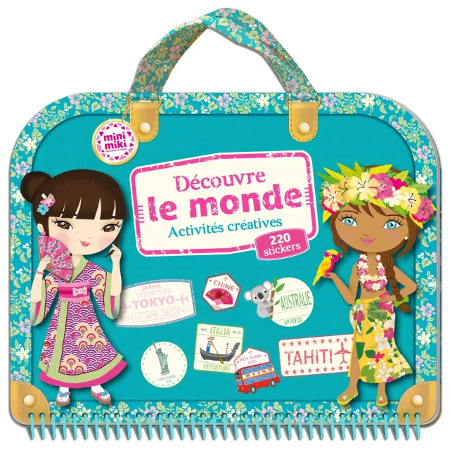 Frigobloc Minimiki Découvre le Monde cahier activités 14 pays
