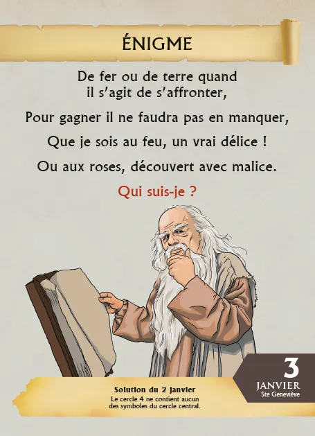 Frigobloc Fort Boyard calendrier à bloc 365 énigmes