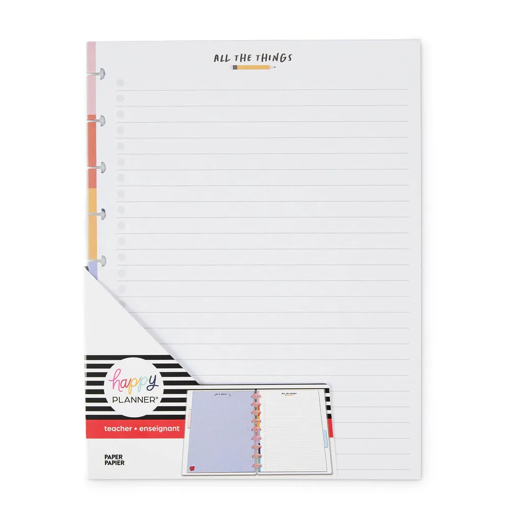Happy Planner You Rule papier recharge Classic 40 feuilles