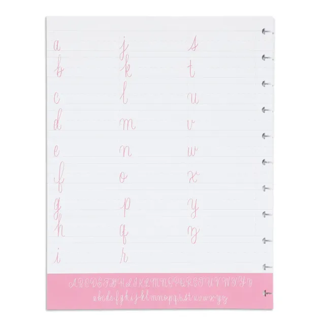 Happy Planner Threeologie Think Pink recharge papier lettering Big 40 feuilles
