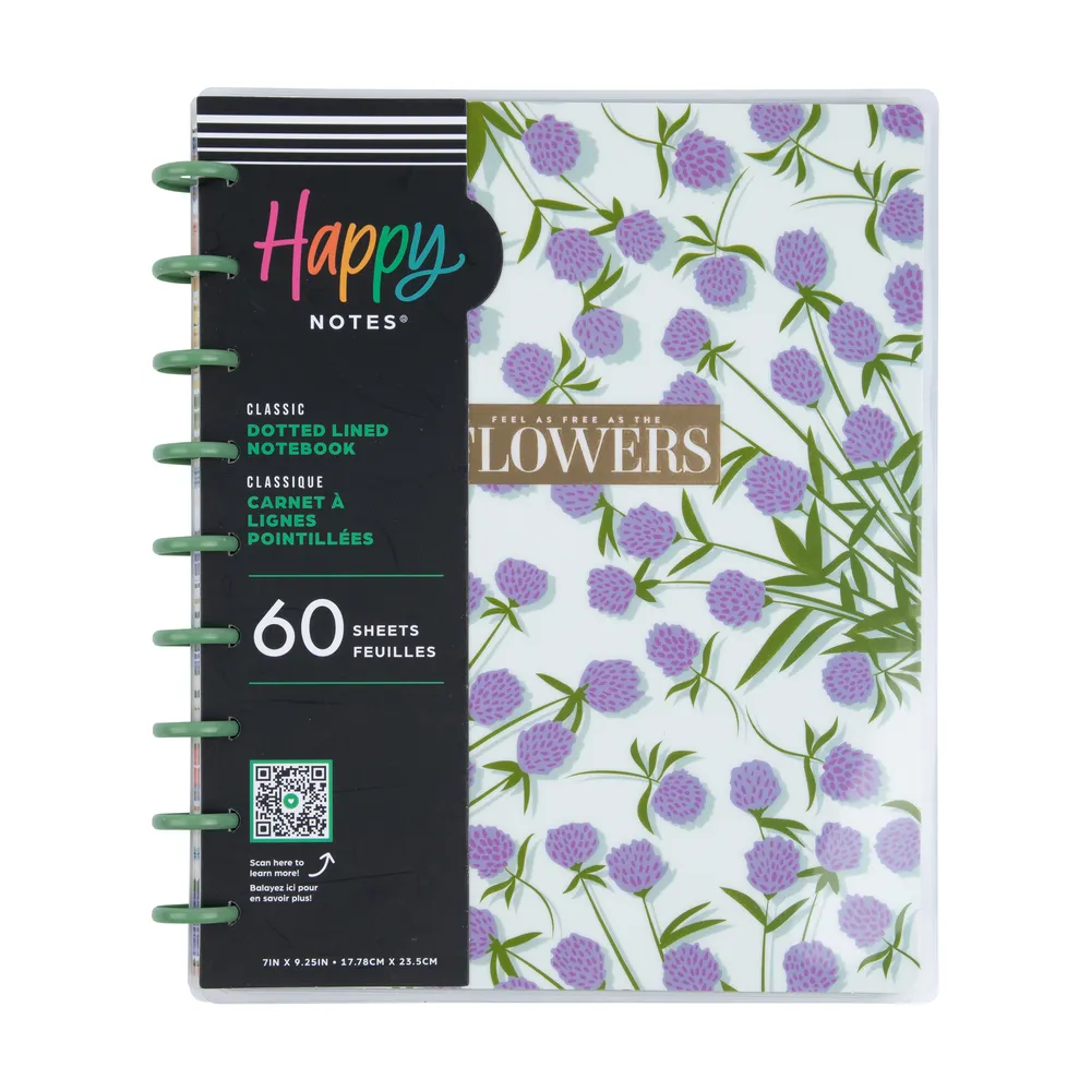 Happy Planner Spring Market carnet classic pointillé 60 feuilles