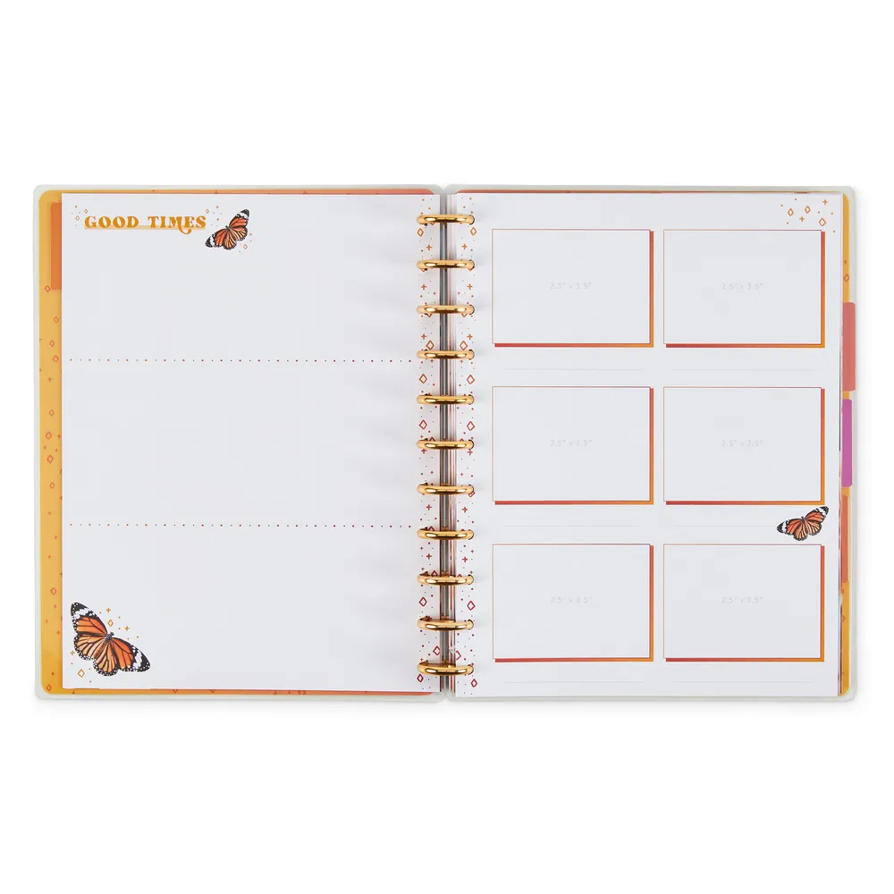 Happy Planner Retro Blooms journal photo Big Deluxe floral