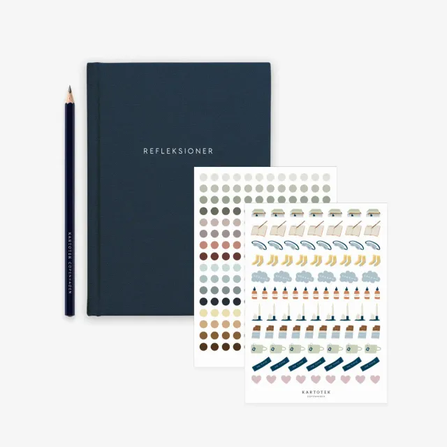 Kartotek Refleksioner coffret journal réflexion danois