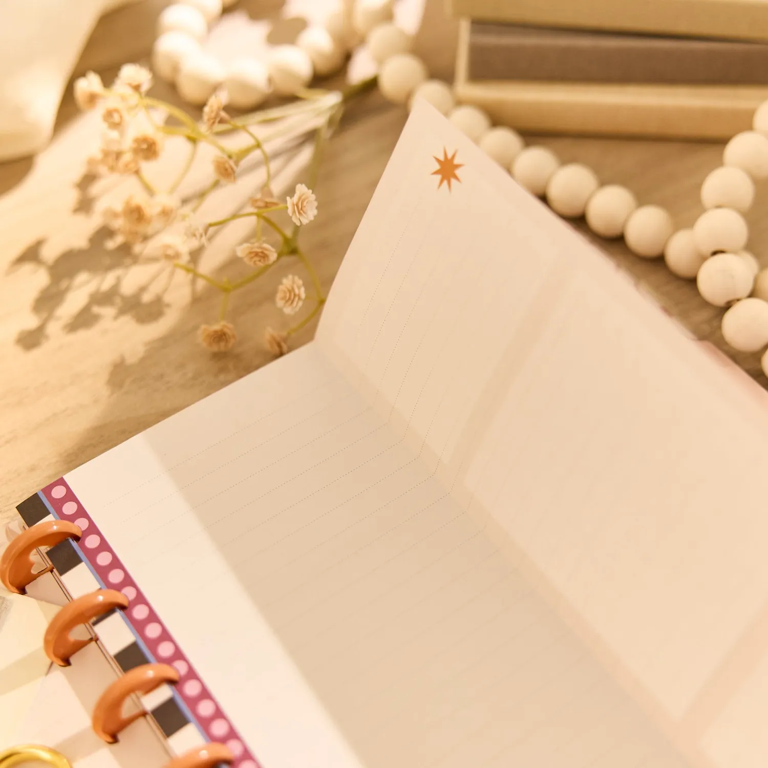Happy Planner Horizon Lines recharge classic 40 feuilles pointillées