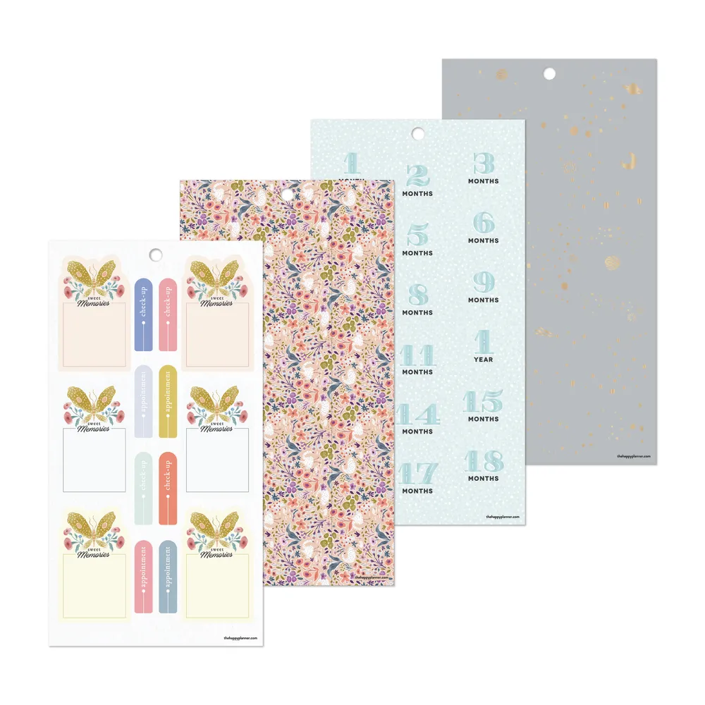 Happy Planner Pure Joy Baby stickers classic 572 pièces