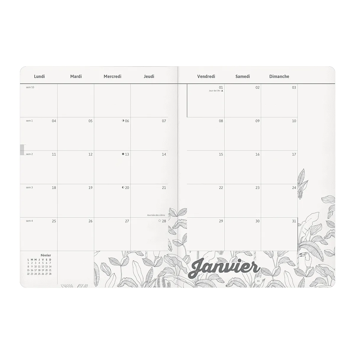 My Agenda Originale semainier 2020-2021 relié A5