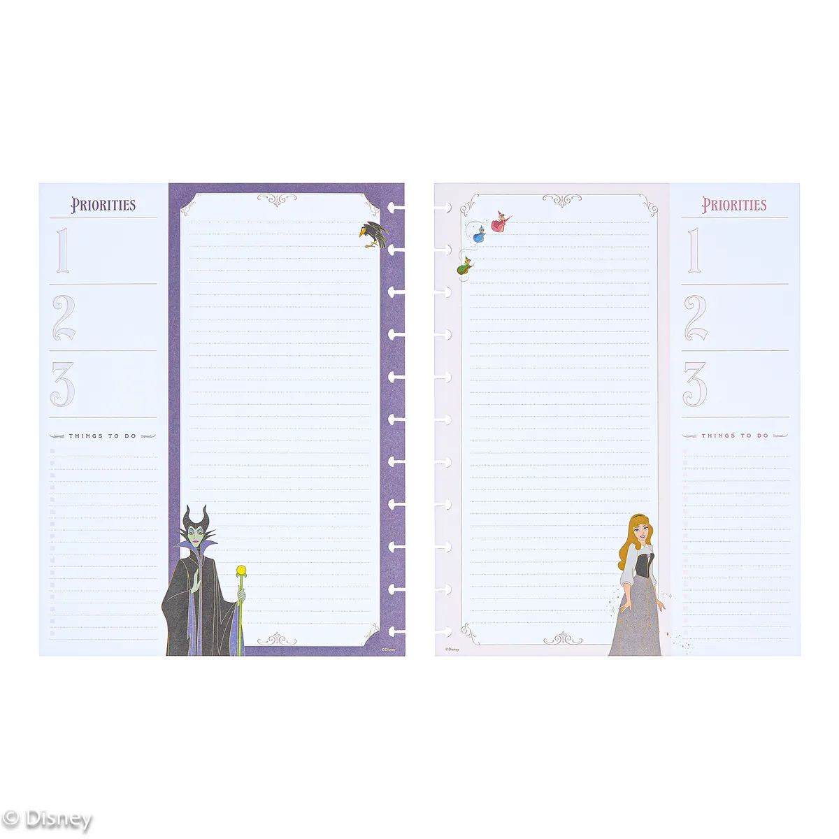 Happy Planner Disney Aurore papier Big 40 feuilles dashboard