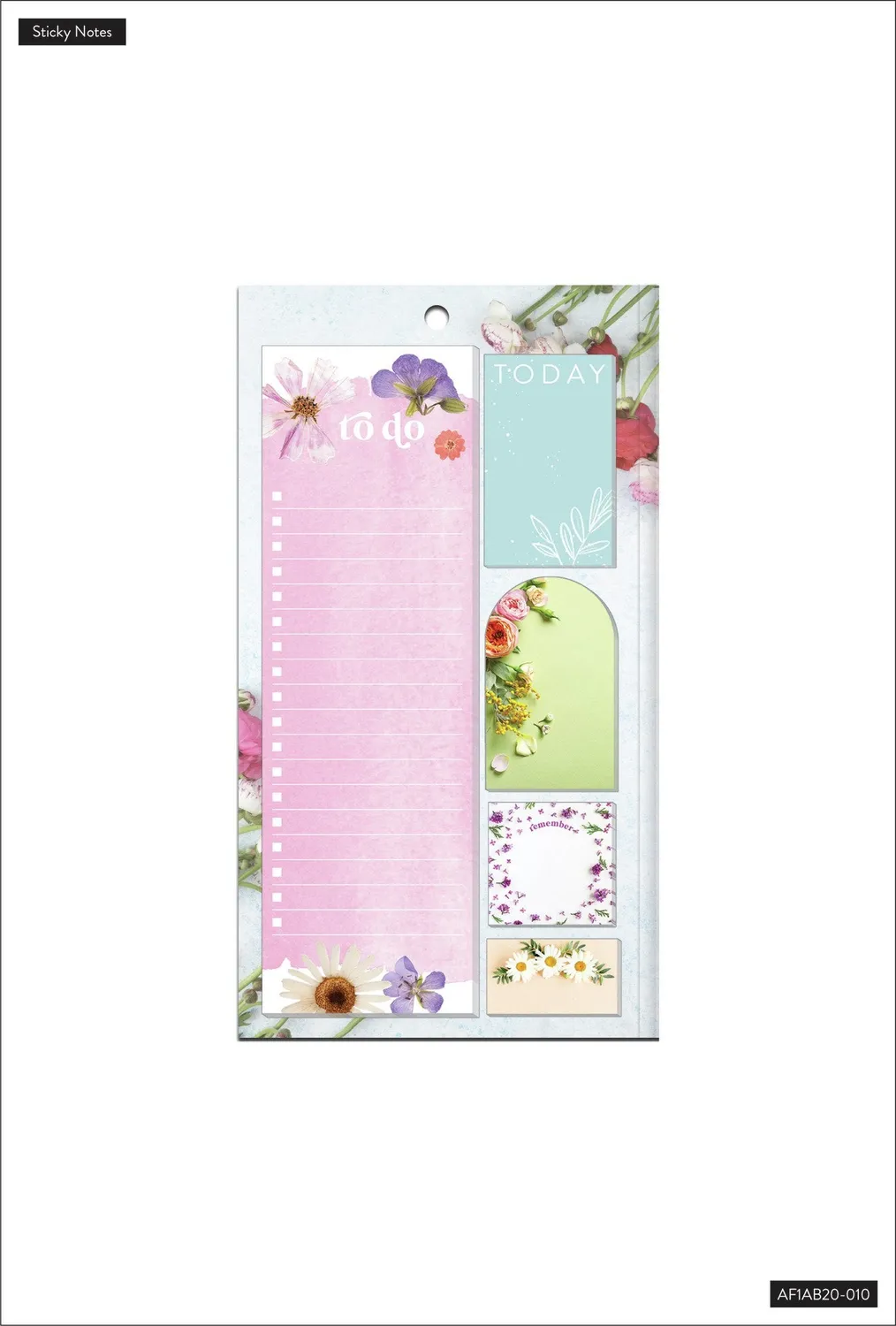Happy Planner Pressed Florals accessoires 403 stickers fleurs
