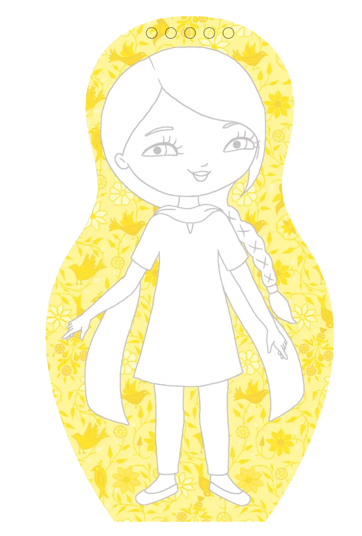 Minimiki Ashna en Inde carnet créatif poupées stickers