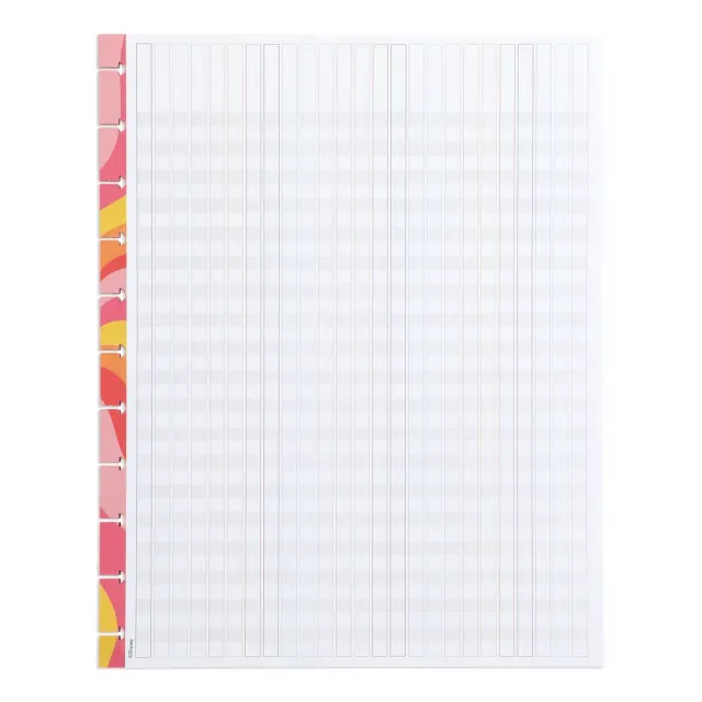 Happy Planner Disney Sunny Minnie papier Big checklist 40 pcs