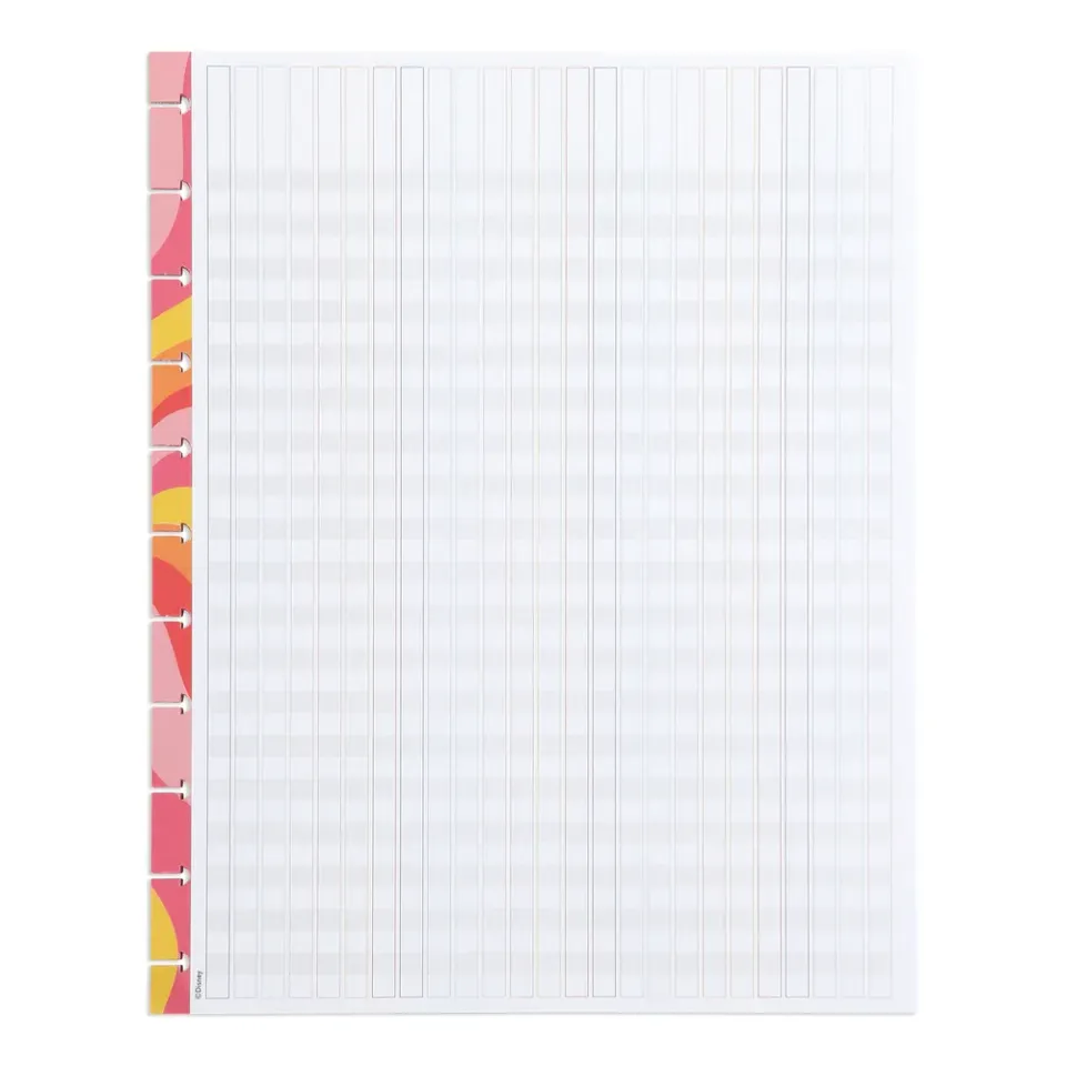 Happy Planner Disney Sunny Minnie papier Big checklist 40 pcs