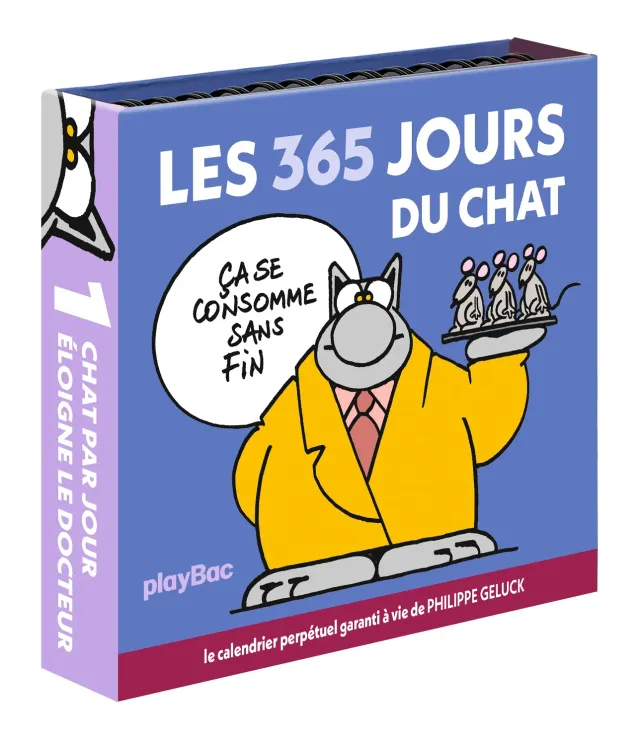 Frigobloc Les 365 jours du Chat Tome 2 calendrier humour