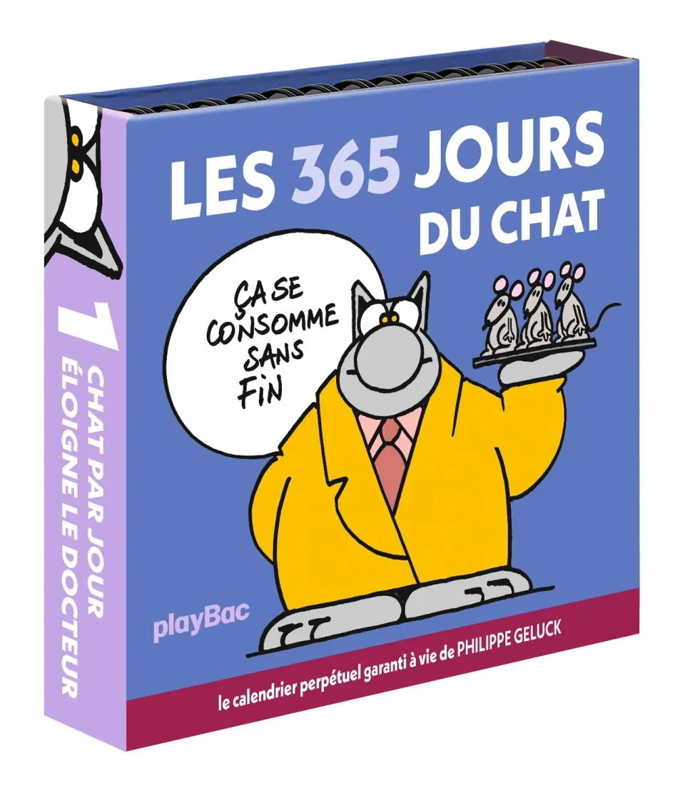 Frigobloc Les 365 jours du Chat Tome 2 calendrier humour