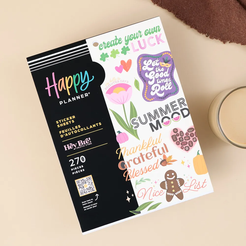 Happy Planner Seasons of Joy stickers large value pack 270 saison