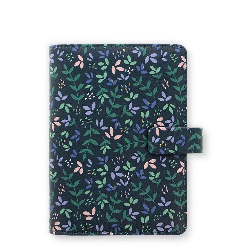 Filofax Garden organiseur Personal Dusk floral doré