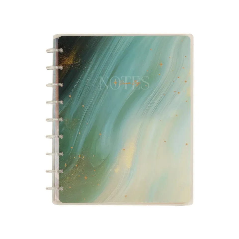Happy Planner Starlit Glow carnet pointillé ligné classic céleste